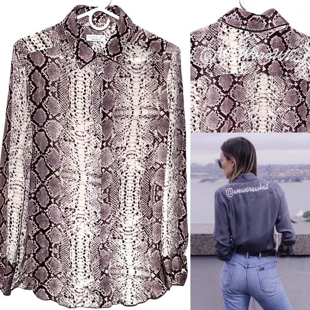 St John Silk Blouse with WeWoreWhat
